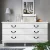 Artiss Chest of Drawers, MDF & Pine Wood, White, 120x36.5x65cm - French Provincial Design, 6 Drawers, Vintage Style