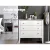Artiss Brittany 3-Drawer Chest of Drawers, MDF, 80x40x76cm, White - Elegant Provincial Charm, Sturdy & Easy Assembly