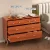 Artiss Chest of Drawers Storage Cabinet, Particle Board, Walnut, 120x40x91.5cm, 6 Drawers, Sleek Design, Easy Assembly