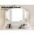 Artiss Dressing Table Stool Set, Hardwood & MDF, White, 79x40x138cm, Foldable Mirror, Elegant Provincial Style