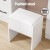 Artiss Debbie Dressing Table Set with LED Mirror, 7 Drawers, PU Leather Stool, 15mm MDF, 118cm Wide, White Finish