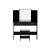 Artiss Dulcea Dressing Table Set with LED Mirror, Stool, MDF Build, 2 Drawers, Anti-Rust Runners, Black, 108x40x135cm