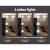 Artiss Dulcea Dressing Table Set with LED Mirror, Stool, MDF Build, 2 Drawers, Anti-Rust Runners, Black, 108x40x135cm