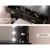 Artiss Dulcea Dressing Table Set with LED Mirror, Stool, MDF Build, 2 Drawers, Anti-Rust Runners, Black, 108x40x135cm