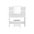Artiss Dulcea White Dressing Table Set with 10 LED Bulbs, Storage Drawers, and PU Leather Stool – 108cm x 40cm x 135cm