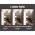 Artiss Dulcea White Dressing Table Set with 10 LED Bulbs, Storage Drawers, and PU Leather Stool – 108cm x 40cm x 135cm
