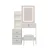 Artiss White LED Dressing Table Vanity Set with Sliding Mirror, 4 Drawers & Padded Stool - MDF & PU Leather, 80x36x131cm