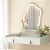 Artiss Dressing Table, Particle Board, 77x43x16cm, White, Floating Vanity with LED Mirror and Storage Drawers