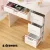 Artiss Darcy White Dressing Table Set with Stool, 15 LED Bulbs, 4 Drawers, Premium MDF, 89x40x136cm, Hollywood Mirror