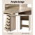 Artiss Oak Dressing Table Stool Set - 5 Drawers, 3-Panel Mirror, Luxury Storage & Comfort for Modern Bedrooms