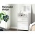 Artiss White 2-in-1 Dressing Table & Stool Set: Hidden Mirror, 3 Drawers, Eco-Friendly Materials, Space-Saving Design