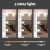 Artiss Dylan White Dressing Table Set with Stool, 10 LED Bulbs, 5 Drawers, MDF & Melamine Finish, USB Powered, 80x38.5x