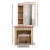 Artiss Oak Dressing Table & Stool Set with Sliding Mirror - Spacious Storage & Eco-Friendly Design for Modern Homes