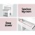 Artiss White Dressing Table Set with Sliding Mirror & Stool - Stylish Storage Solution for Beauty Essentials