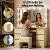 Artiss Dressing Table Vanity Set with LED Lights, Mirror & Stool – Wood Finish, 7 Drawers, 118x39x143cm, USB Powered