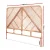 Artiss FRED Double Bed Headboard - Rustic Boho Rattan Design, Pine, Easy Assembly, Sturdy & Stylish, 140x3x112cm