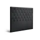 Artiss Cappi Double Size Bed Headboard - Charcoal Faux Linen, Button-Tufted, High-Density Foam Padding