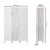 Artiss 3-Panel Room Divider Screen - 122x170cm Clover White | Eco-Friendly, Portable, Foldable & Durable Design