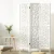 Artiss 3-Panel Room Divider Screen - 122x170cm Clover White | Eco-Friendly, Portable, Foldable & Durable Design