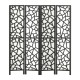 Artiss 4 Panel Room Divider Screen - 162x170cm Clover Black | Eco-Friendly, Portable, Pine Wood Design, Easy Assembly Artiss 4 Panel Room Divider Screen - 162x170cm Clover Black | Eco-Friendly, Portable, Pine Wood Design, Easy Assembly