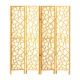 Artiss 4 Panel Room Divider Screen 162x170cm Clover Natural - Eco-Friendly, Portable, and Durable Home Privacy Solution