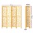 Artiss 4 Panel Room Divider Screen 162x170cm Clover Natural - Eco-Friendly, Portable, and Durable Home Privacy Solution Artiss 4 Panel Room Divider Screen 162x170cm Clover Natural - Eco-Friendly, Portable, and Durable Home Privacy Solution