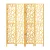 Artiss 4 Panel Room Divider Screen 162x170cm Clover Natural - Eco-Friendly, Portable, and Durable Home Privacy Solution
