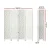 Artiss 4 Panel Clover White Room Divider Screen - Eco-Friendly, Foldable & Portable Privacy Solution