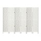 Artiss 6 Panel Room Divider Screen 244x170cm Clover White - Solid Pine Wood, Eco-Friendly, Foldable, Portable Design Artiss 6 Panel Room Divider Screen 244x170cm Clover White - Solid Pine Wood, Eco-Friendly, Foldable, Portable Design