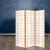 Artiss 3-Panel Room Divider Screen, 131x179cm, Natural Beige - Solid Pine Wood & Eco-Friendly Fabric, Foldable Design