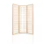 Artiss 3-Panel Room Divider Screen, 131x179cm, Natural Beige - Solid Pine Wood & Eco-Friendly Fabric, Foldable Design