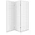 Artiss 3 Panel Room Divider Screen White 131x179cm Solid Pine Wood, Foldable, Eco-Friendly, Non-Woven Fabric