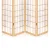 Artiss 4 Panel Room Divider Screen - 174x179cm Natural | Solid Pine Wood | Eco-Friendly Fabric | Foldable Design