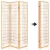 Artiss 6-Panel Room Divider Screen, Natural - Solid Pine & Non-Woven Fabric, 261x179cm, Eco-Friendly & Foldable Design