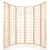 Artiss 6-Panel Room Divider Screen, Natural - Solid Pine & Non-Woven Fabric, 261x179cm, Eco-Friendly & Foldable Design