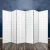 Artiss 6-Panel Room Divider, White, 261x179cm – Eco-Friendly, Solid Pine & Non-Woven Fabric, Foldable Privacy Screen