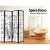 Artiss 4 Panel Shoji Room Divider Screen, 174x179cm, Bamboo Design, Black, Solid Pine Wood, Foldable, Eco-Friendly Artiss 4 Panel Shoji Room Divider Screen, 174x179cm, Bamboo Design, Black, Solid Pine Wood, Foldable, Eco-Friendly