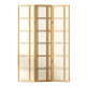 Artiss 3 Panel Room Divider Screen 132x179cm - Natural Pine & Fabric, Eco-Friendly, Portable & Foldable Design