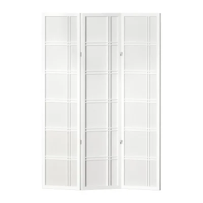 Artiss 3-Panel Room Divider Screen, 132x179cm, Eco-Friendly Pine, Foldable & Portable, Nova White, Privacy Solution