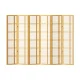Artiss 6-Panel Room Divider Screen, Natural Pine Wood, 265x179cm, Foldable & Eco-Friendly, with 1-Year Warranty