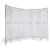 Artiss 6 Panel Room Divider Screen 245x170cm White - Solid Paulownia Wood, Eco-Friendly, Foldable, Waterproof Design