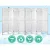 Artiss 8 Panel Room Divider Screen - 326x170cm White Louver, Solid Paulownia Wood, Eco-Friendly, Foldable & Waterproof