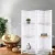 Artiss 4-Panel Room Divider Screen, 163x170cm, White - Solid Paulownia Wood, Eco-Friendly, Foldable, Water-Resistant Artiss 4-Panel Room Divider Screen, 163x170cm, White - Solid Paulownia Wood, Eco-Friendly, Foldable, Water-Resistant