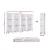 Artiss 8 Panel Room Divider Screen 326x170cm - White, Solid Paulownia Wood, Foldable, Eco-Friendly, with Shelves