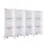 Artiss 8 Panel Room Divider Screen 326x170cm - White, Solid Paulownia Wood, Foldable, Eco-Friendly, with Shelves