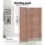 Artiss 4 Panel Room Divider Screen - 163x170cm, Natural Woven, Poplar Wood, Eco-Friendly, Foldable, Water-Resistant