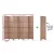 Artiss 6 Panel Room Divider Screen 245x170cm - Natural Woven Design, Eco-Friendly, Foldable & Durable