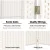 Artiss 8 Panel Room Divider, 326x170cm, Woven White, Poplar Wood, Hand-Woven, Eco-Friendly, Foldable, Lightweight