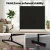 Artiss 175x180cm Black Fabric Room Divider Screen – Portable, Durable Metal Frame, Washable, Perfect for Home/Office