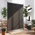 Artiss 175x180cm Black Fabric Room Divider Screen – Portable, Durable Metal Frame, Washable, Perfect for Home/Office